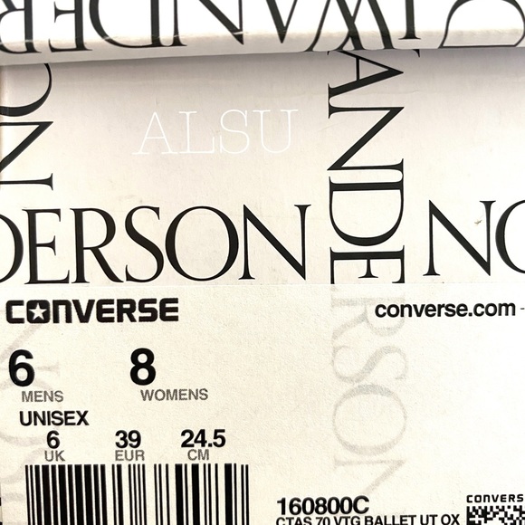 Converse x JW Andersen Ctas 70 Vintage Ballet UT W - Picture 7 of 8